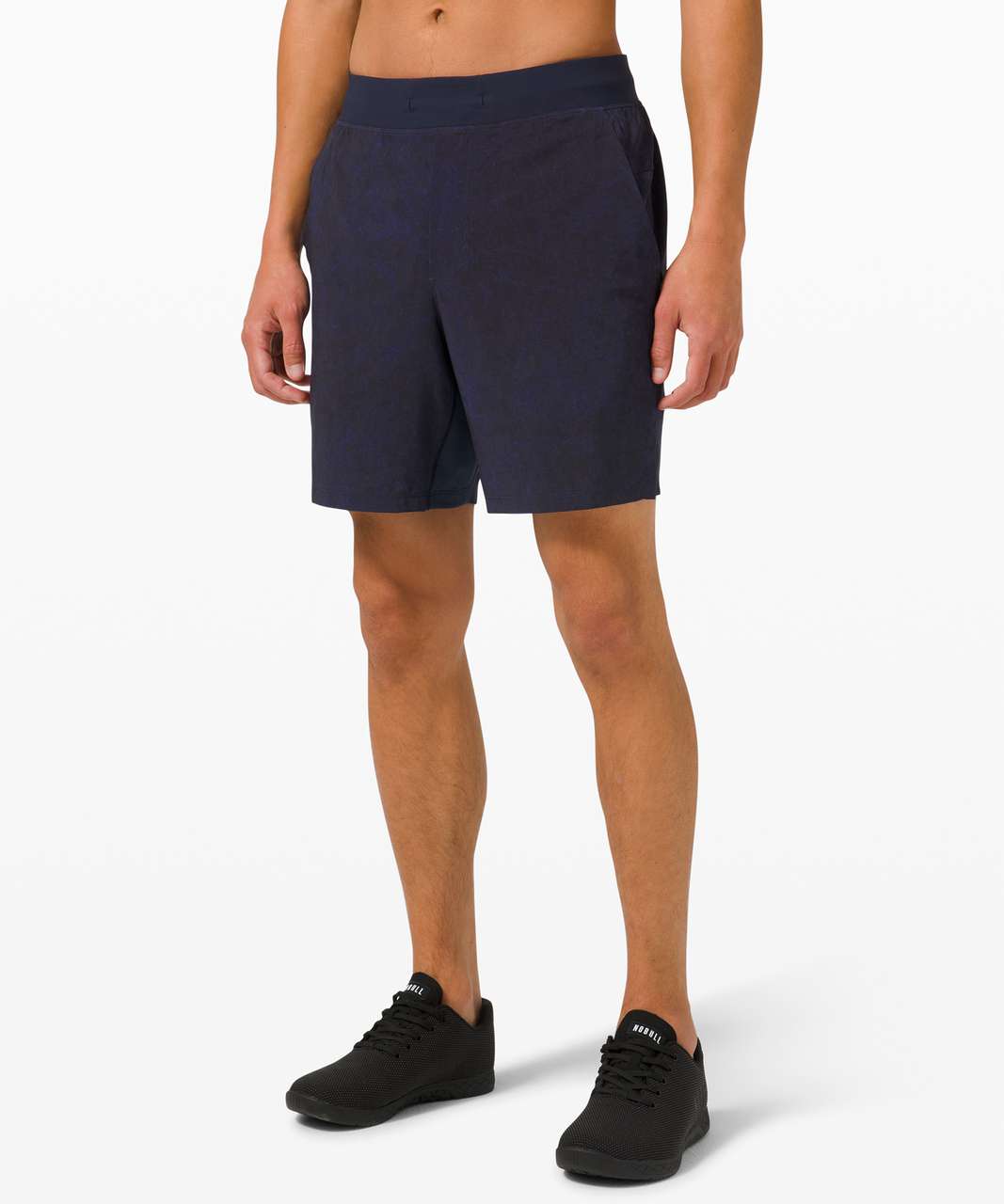 LULULEMON PACE BREAKER SHORT 7” *LL SZ M Gravel Dust True Navy