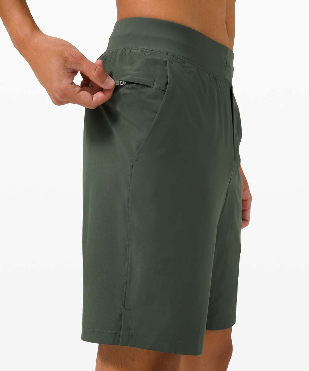 Lululemon T.H.E. Short 9 *Linerless - Smoked Spruce - lulu fanatics