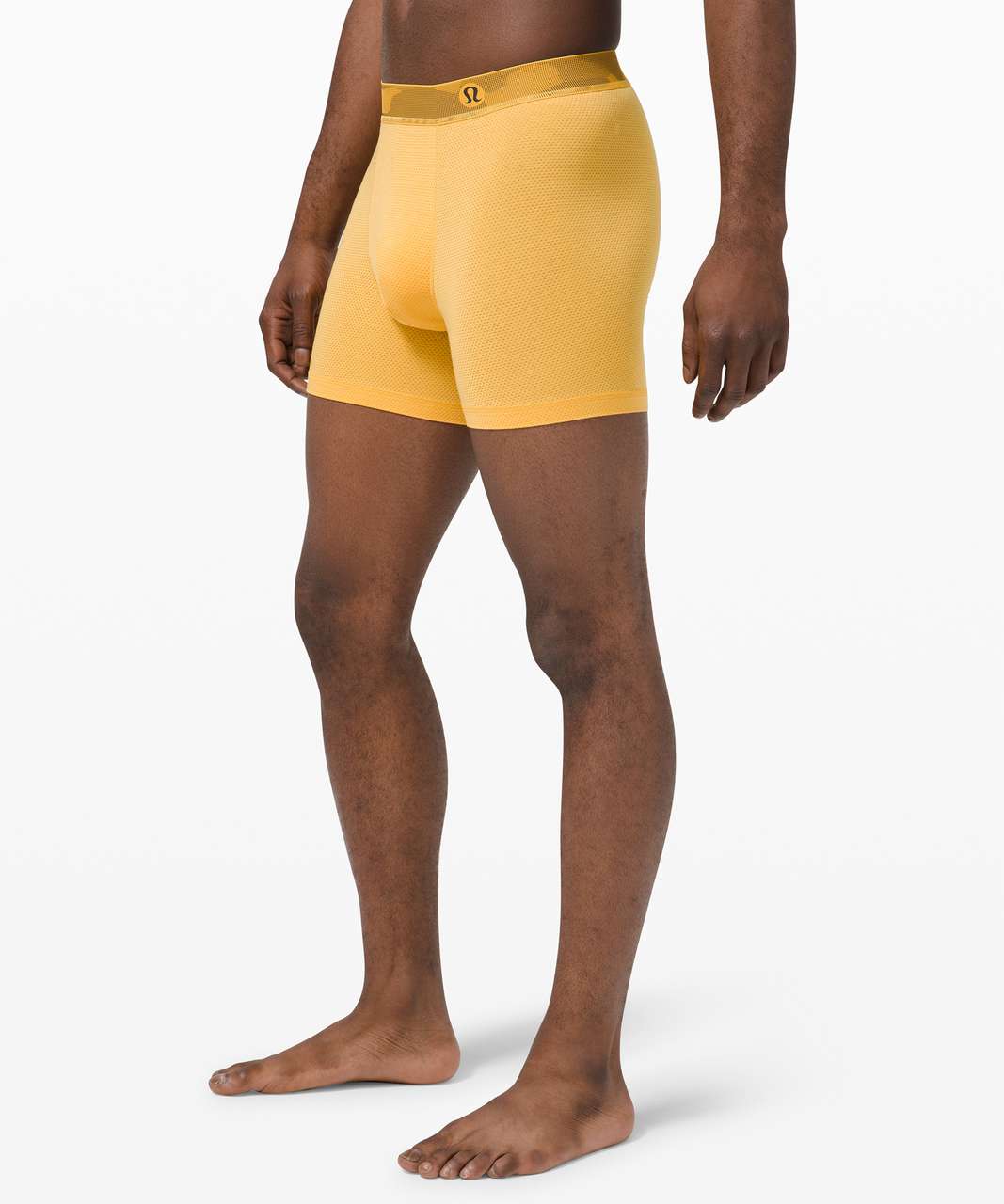 Lululemon Always in Motion Boxer Mesh 5" - Wheat Yellow