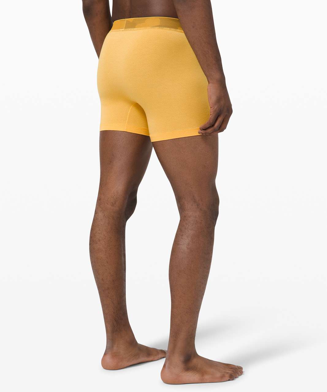 Lululemon Always in Motion Boxer Mesh 5" - Wheat Yellow