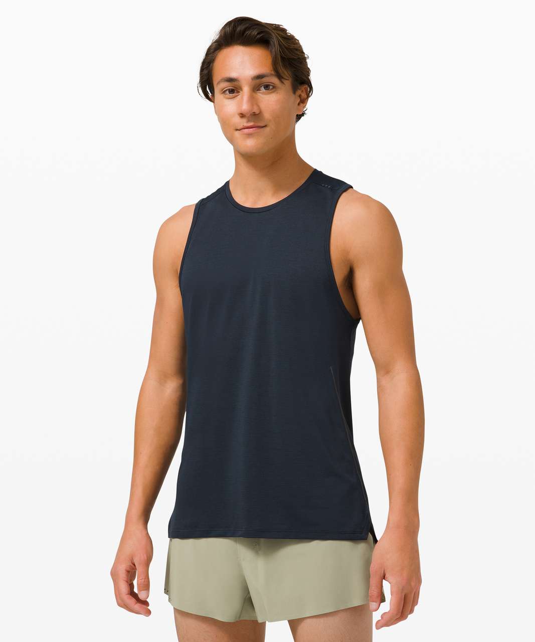 Lululemon Fast and Free Tank *Recycled - Heathered Classic Navy ...