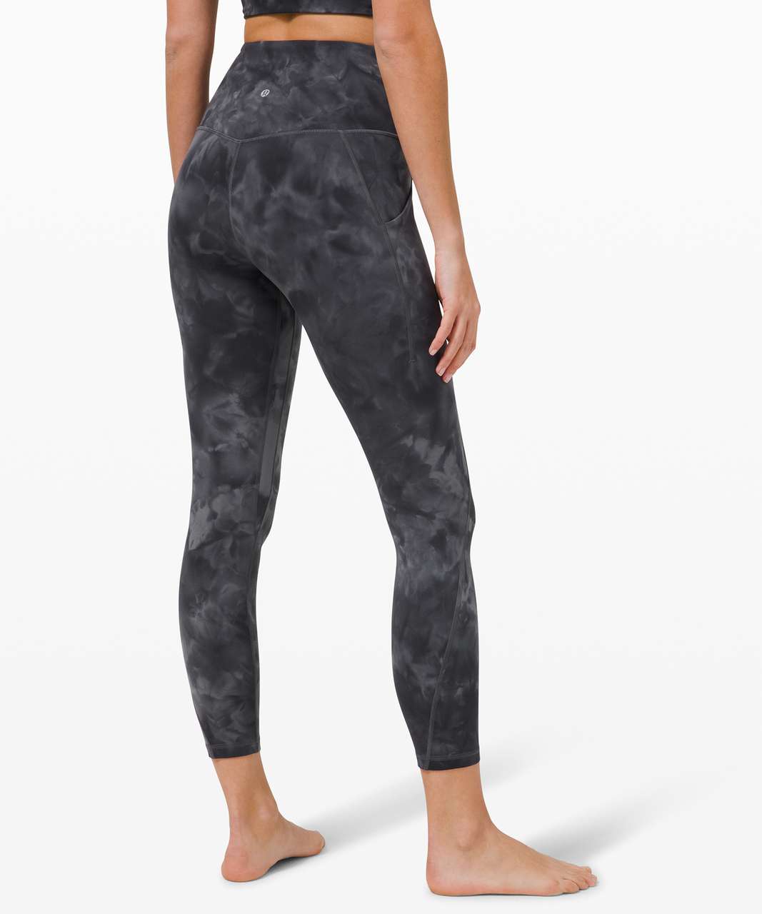 Lululemon Align High Rise Pant with Pockets 25 - Diamond Dye Pitch Grey  Graphite Grey - lulu fanatics