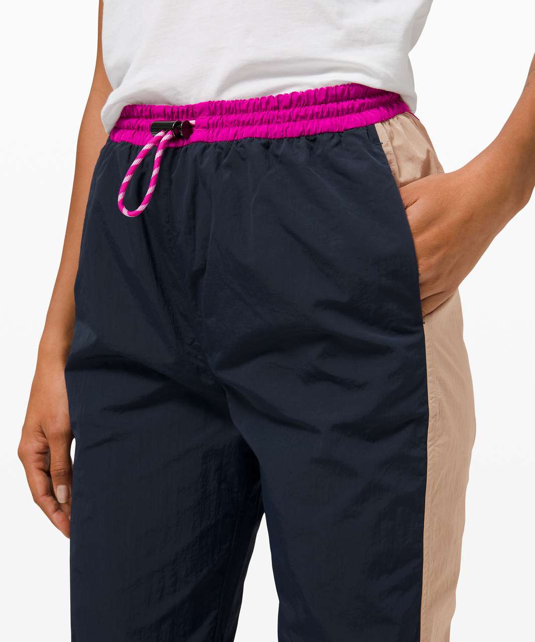 Lululemon Evergreen Track Pant - True Navy / Cafe Au Lait / Ripened  Raspberry - lulu fanatics