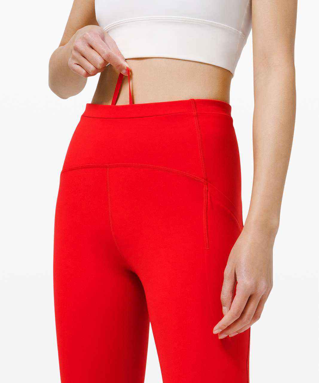 Lululemon Swift Speed High-rise Crop 21 In Dark Red