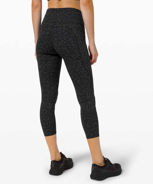 Lululemon Fast and Free High Rise Crop 23 - Heritage 365 Camo