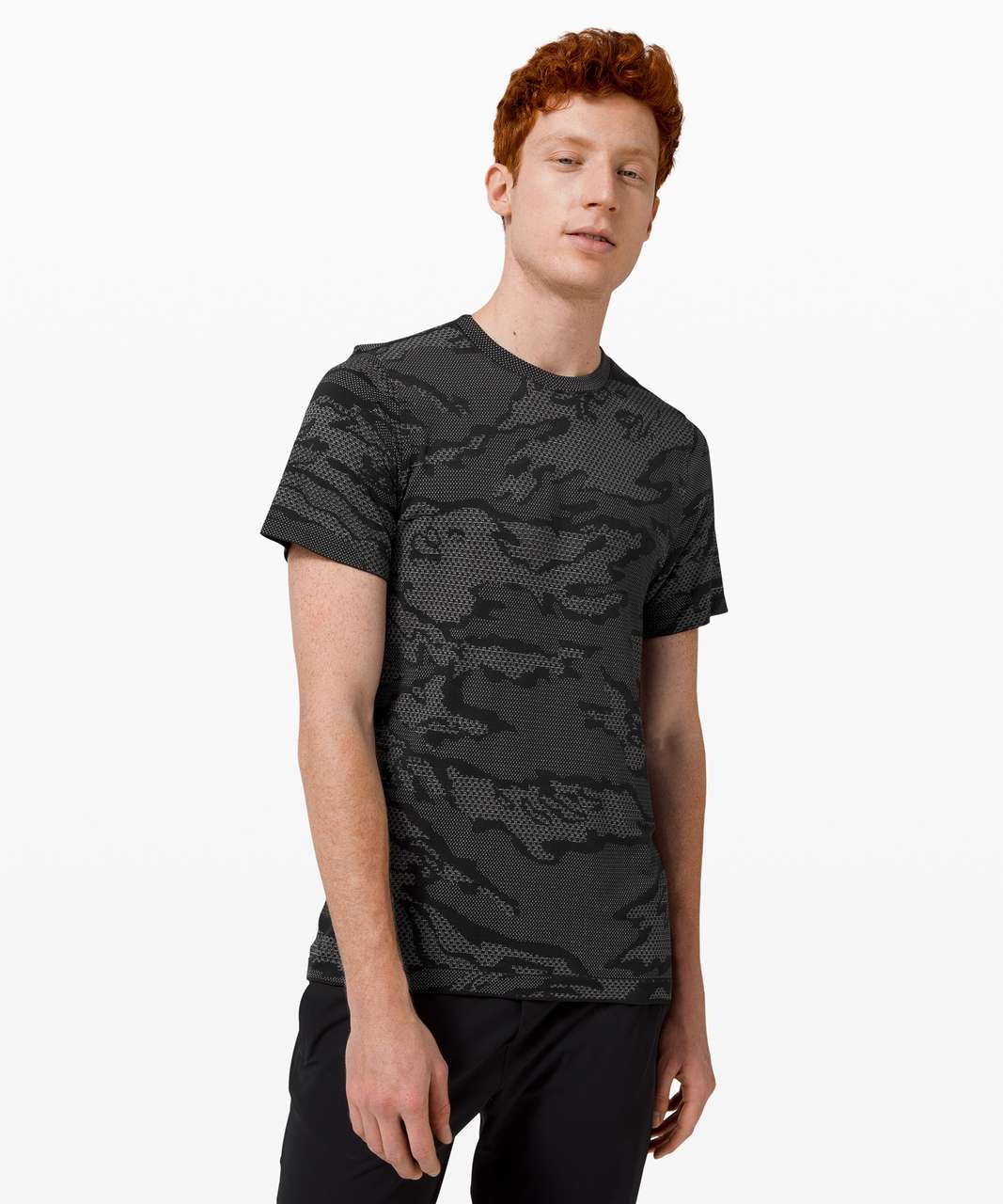 Lululemon Metal Vent Breathe Short Sleeve *Chicago - City Camo / Silver Drop / Black