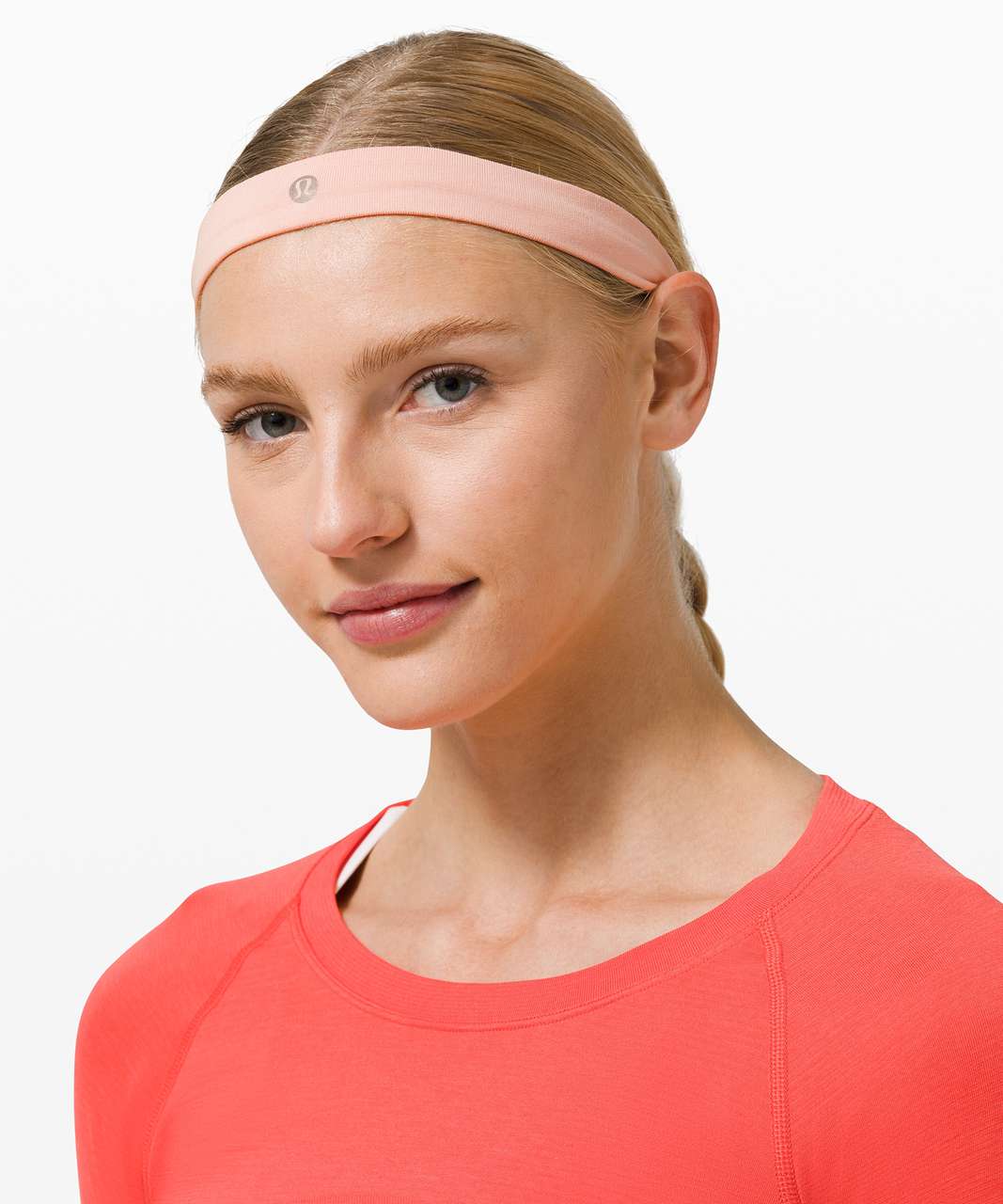 Lululemon Cardio Cross Trainer Headband - Heathered Pink Mist