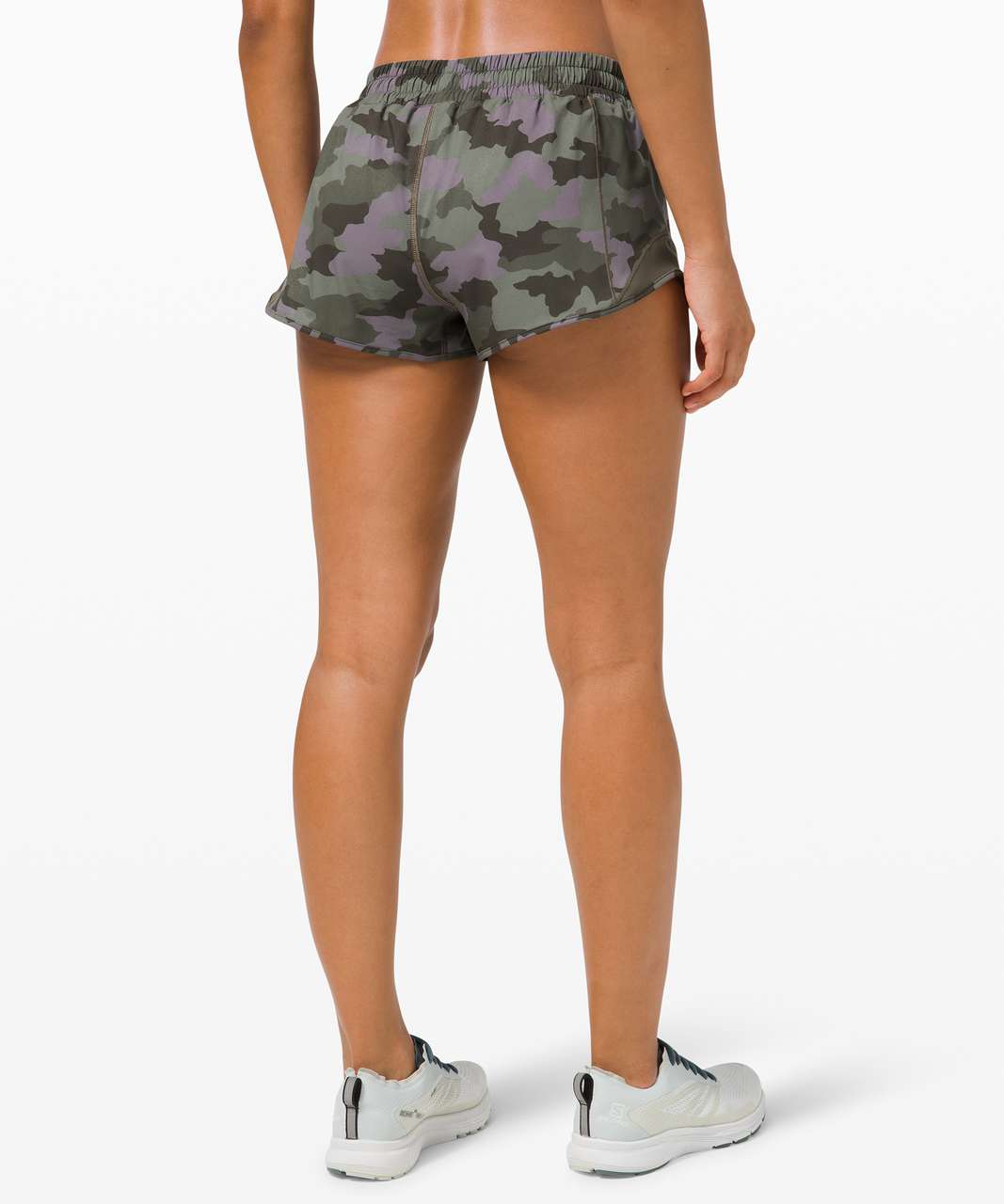 Green Ghost Camo Women's Gym Shorts (3 Inseam)