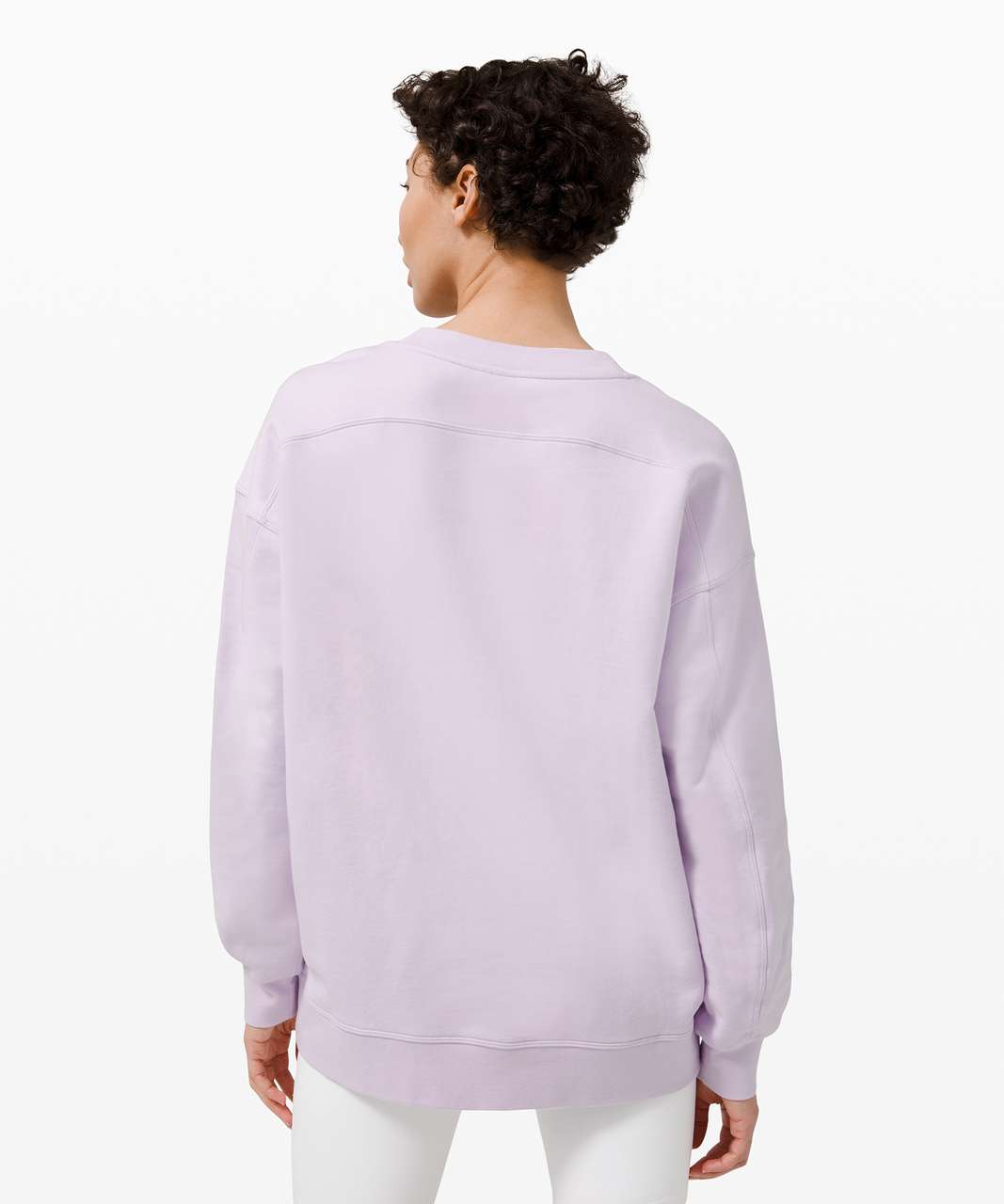 Lululemon Perfectly Oversized Crew POC Sweatshirt in Lavender Dew LVDW size  12