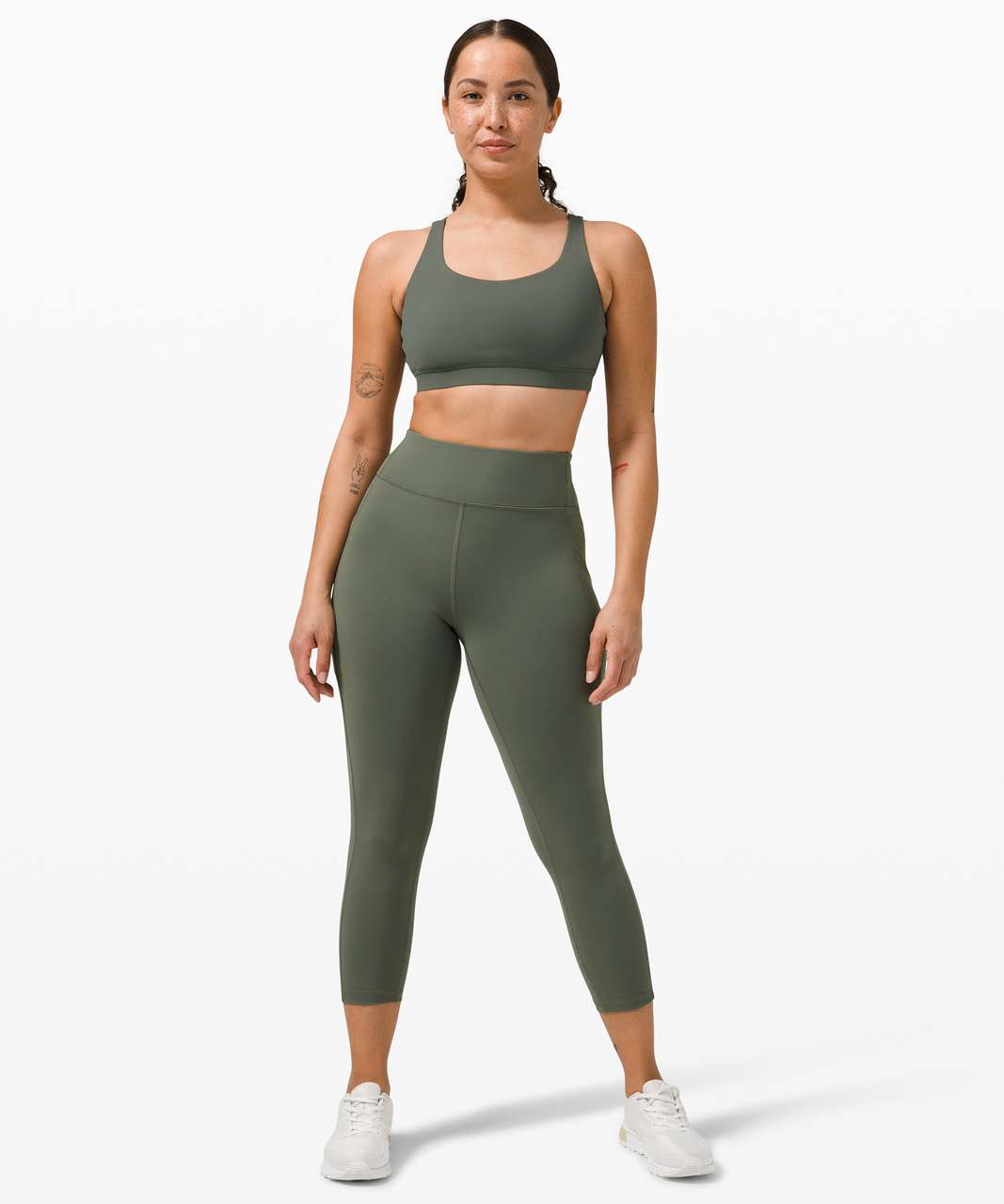 Lululemon Energy Bra *Medium Support, B–D Cup - Smoked Spruce