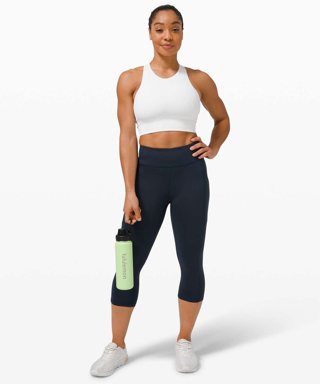 Lululemon Invigorate High-Rise Crop 17" - True Navy