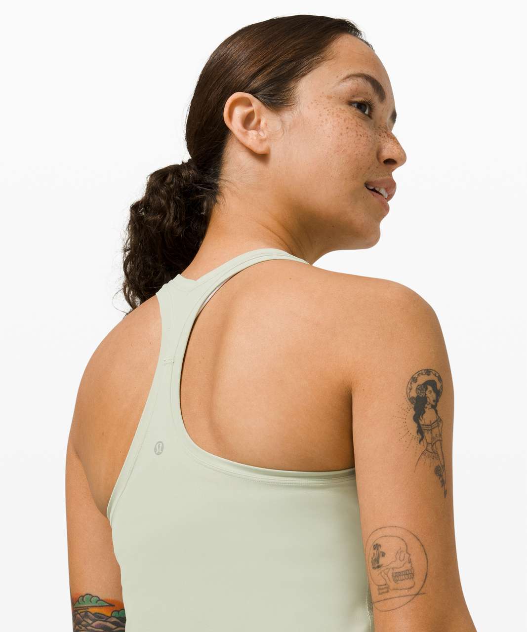 Lululemon Cool Racerback II *Shorter Length - Green Fern