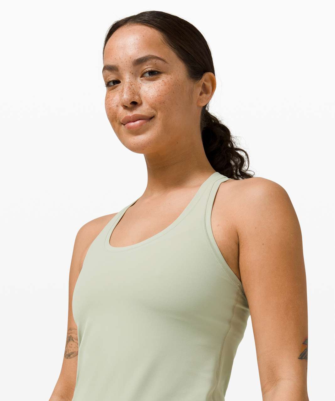 Lululemon Cool Racerback II *Shorter Length - Green Fern