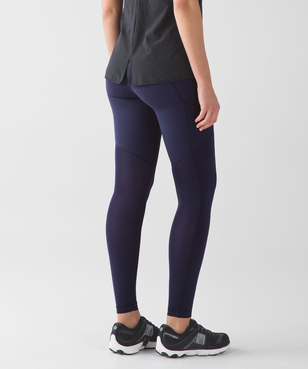 Lululemon Speed Up Tight *28 - Power Luxtreme Variegated Knit Black  Heathered Black - lulu fanatics