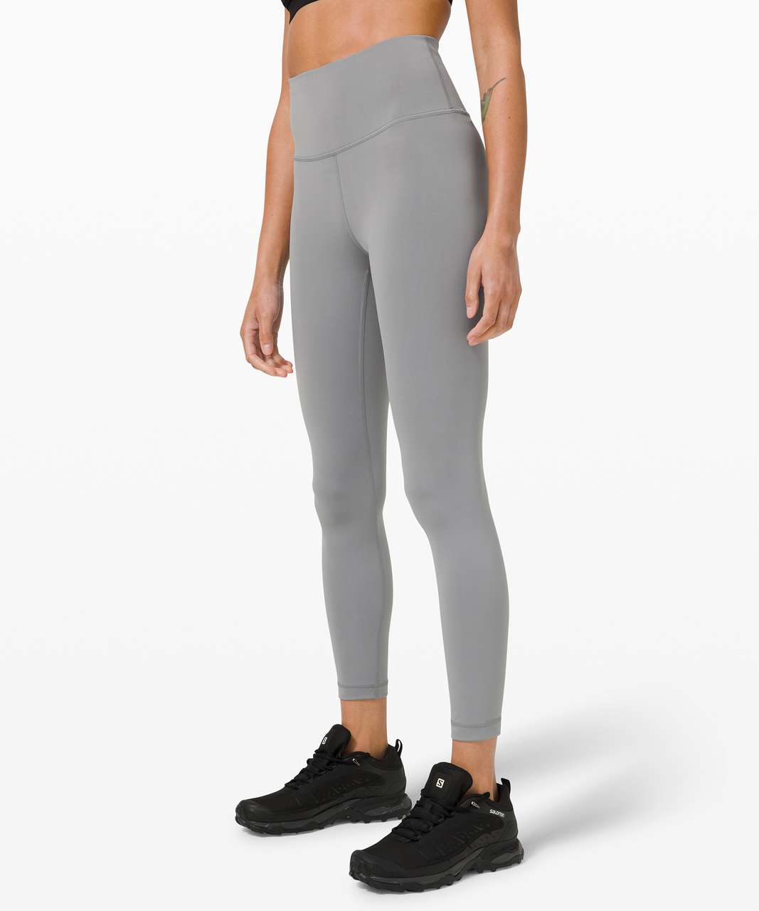 Lululemon Wunder Train High-Rise Tight 25 - Rhino Grey - lulu fanatics