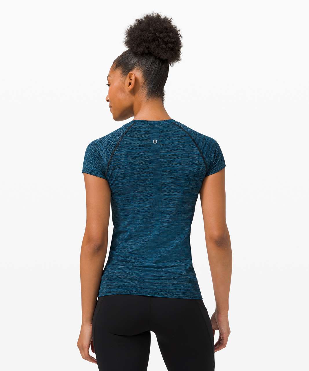 Lululemon Swiftly Tech Short Sleeve 2.0 - Prism Stripe Turquoise Tide Multi