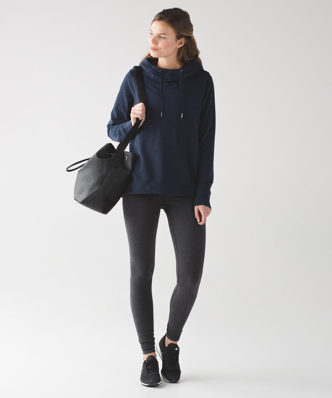 NWT Lululemon Top Cut Above Pullover Cropped Hoodie Sweatshirt 4 blue navy  cute