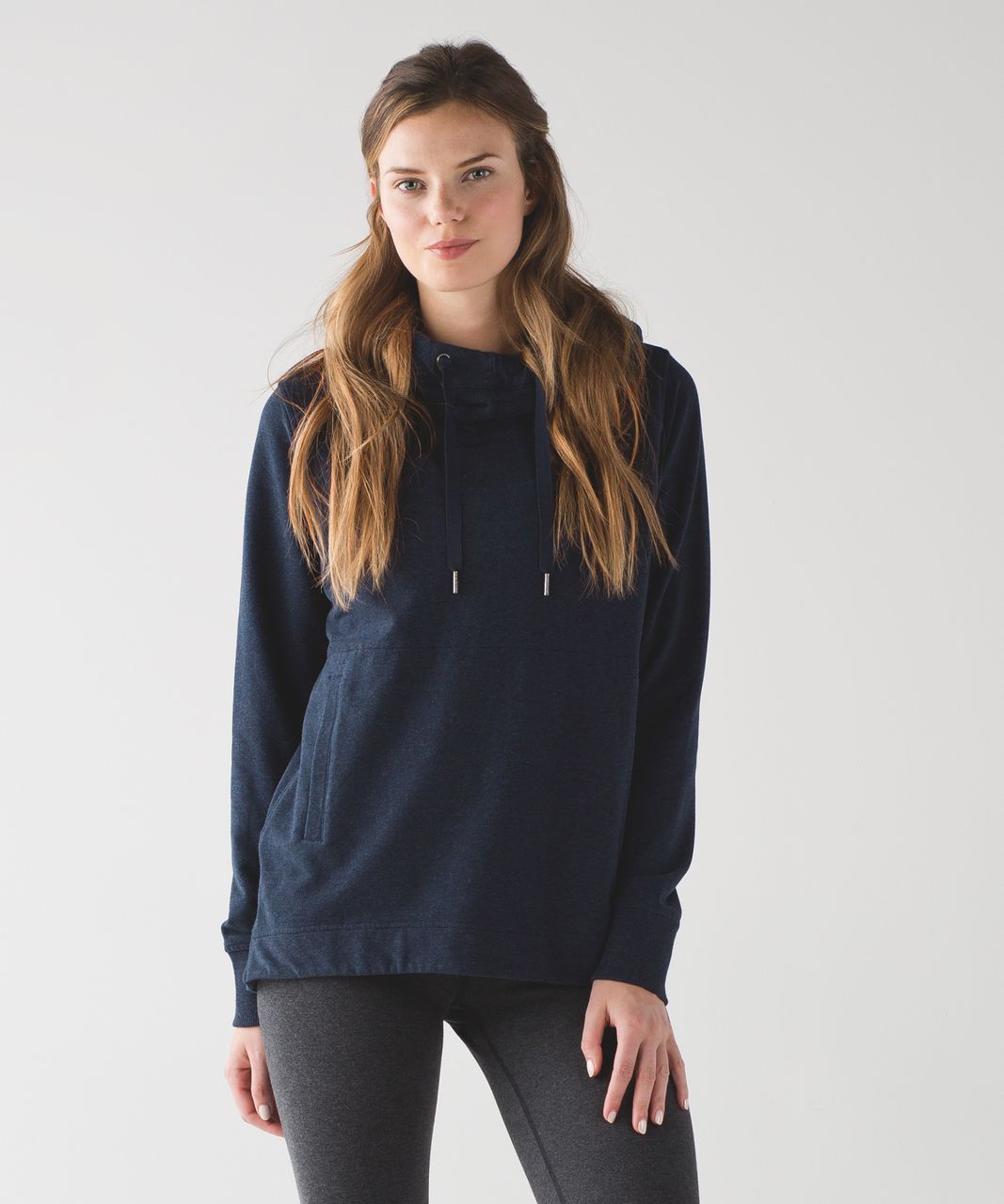 Lululemon Split Pullover - Heathered Naval Blue / Naval Blue