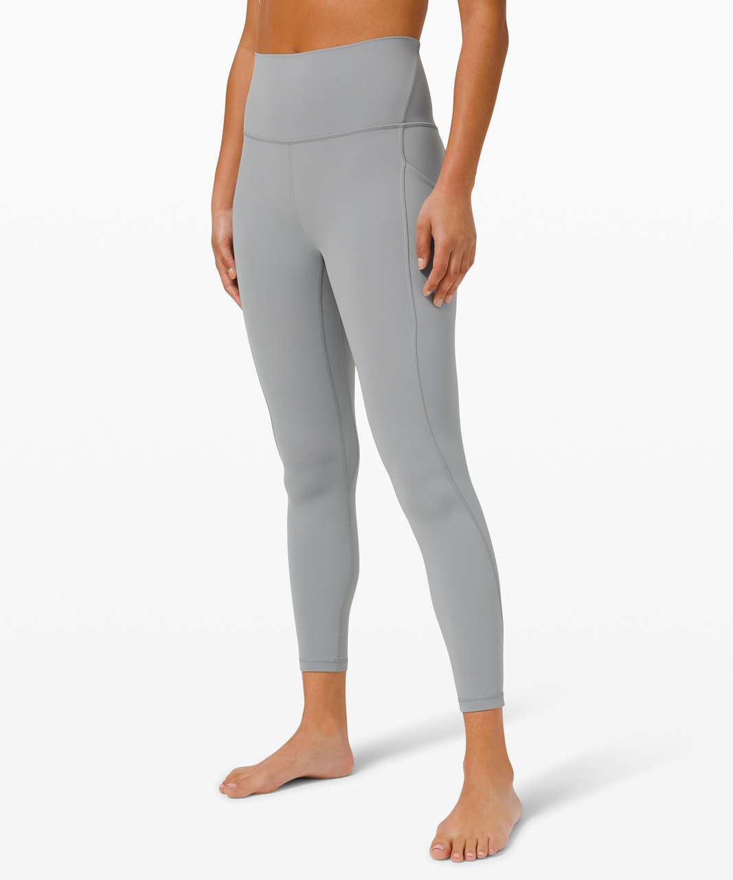 LULULEMON ALIGN HIGH-RISE Pant with Pockets 25”Rhino Grey / Size 8 £58.77 -  PicClick UK