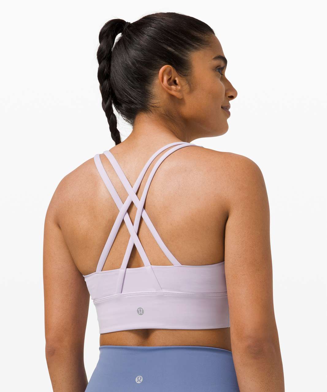 Lululemon Energy Bra Long Line *Medium Support, B–D Cup - Lavender