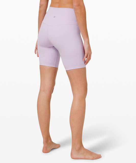 🤩 here to rave about the 8” align shorts from a devoted 6” girl! 🔮💕  diamond dye graphite grey pink pastel love 💕🔮 : r/lululemon