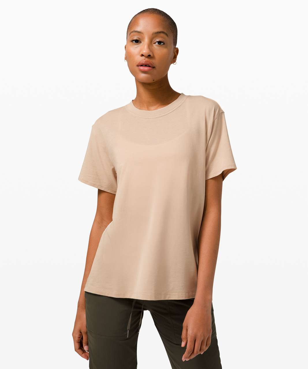 Lululemon All Yours Tee - Cafe Au Lait