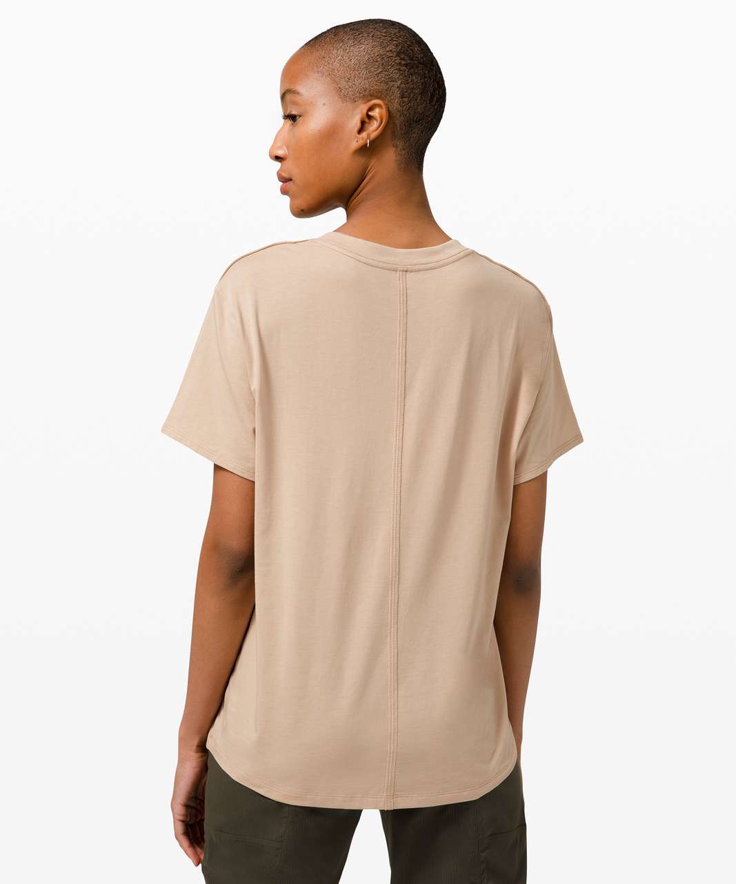 Lululemon All Yours Tee - Cafe Au Lait