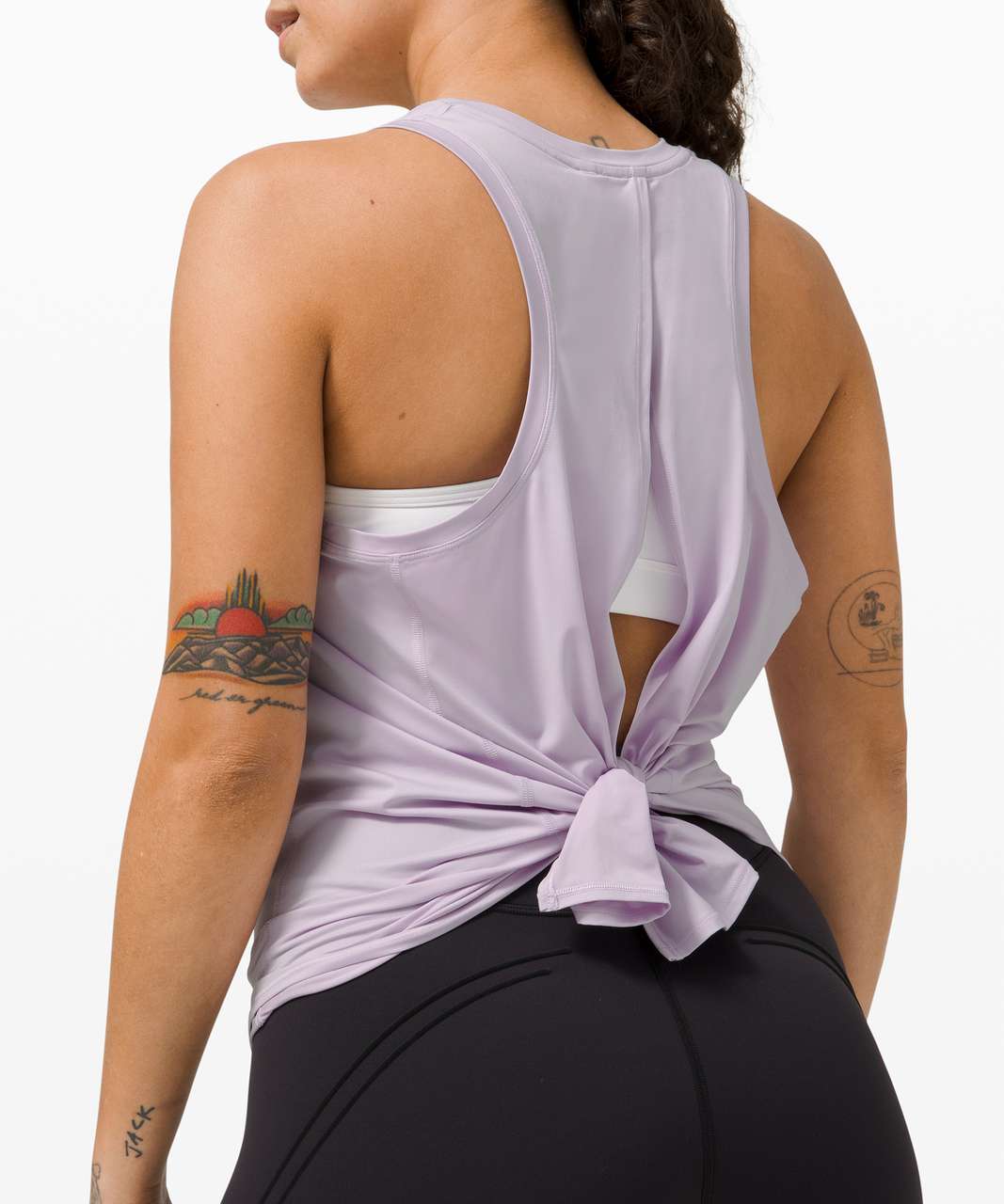 New Lululemon All Tied Up Tank Top Size 10 Pink India