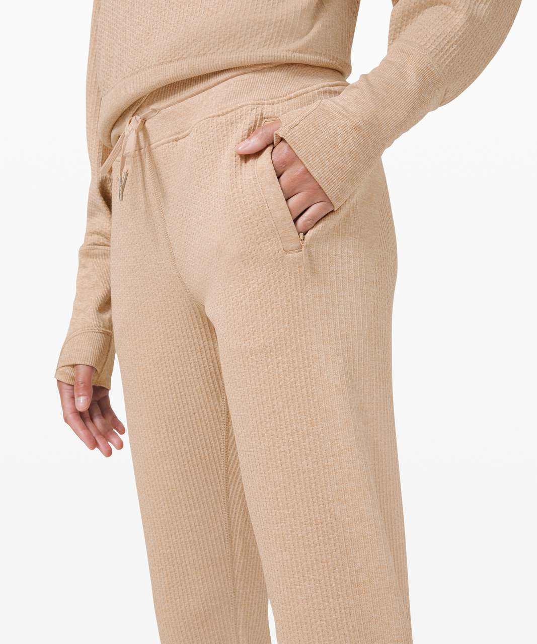 Lululemon Engineered Warmth Jogger Pants Knit Sage