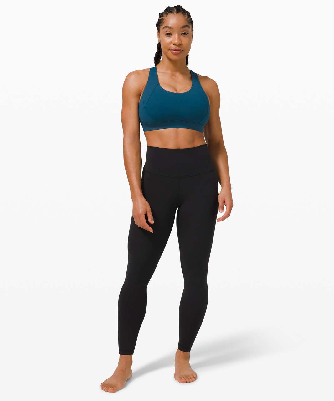 Lululemon Free To Be Elevated Bra *Light Support, DD/E Cup - Blue Borealis