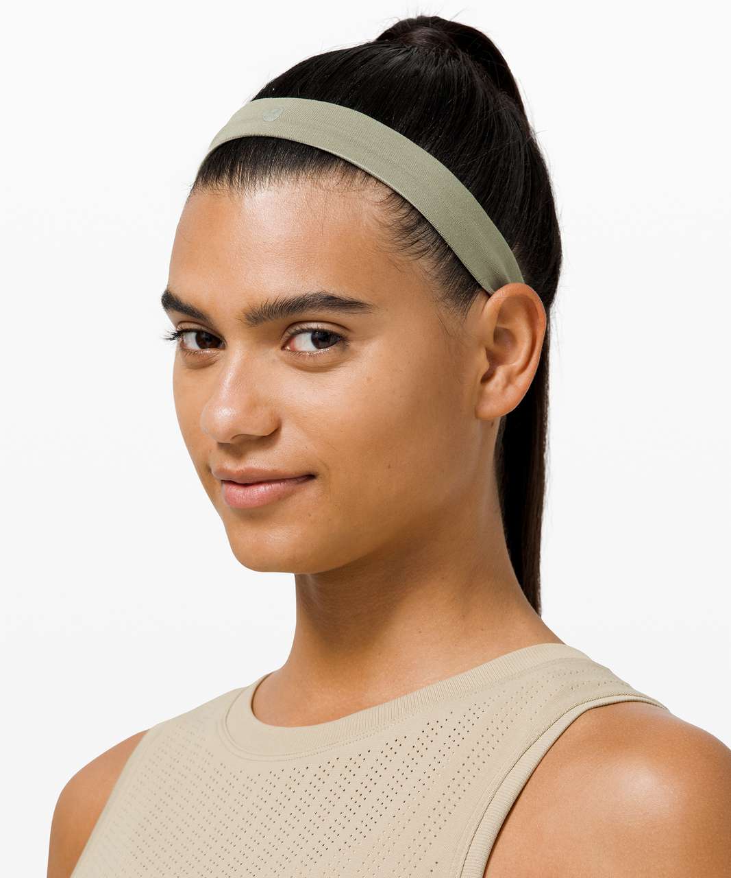 Lululemon Cardio Cross Trainer Headband - Heathered Rosemary Green