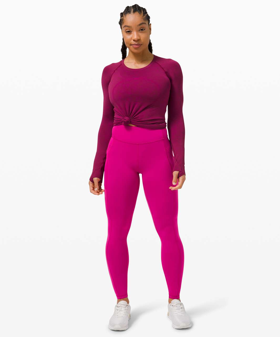 Lululemon Invigorate High-Rise Tight 28 - Ripened Raspberry - lulu fanatics