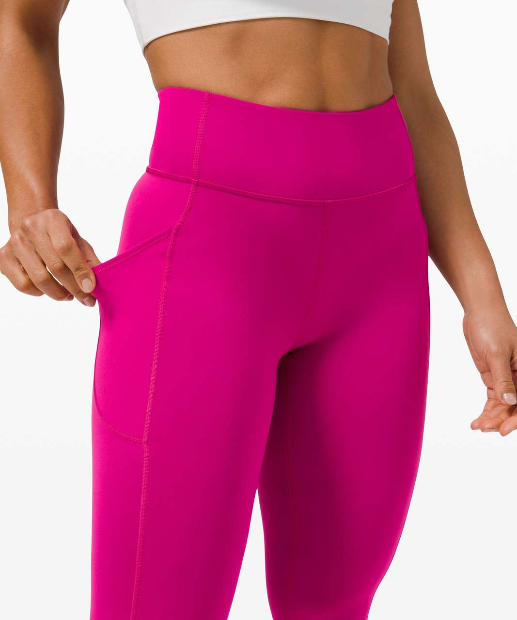 NWT Lululemon Invigorate High-Rise Tight 25 Pink Raspberry Size 18 Retail  $128 