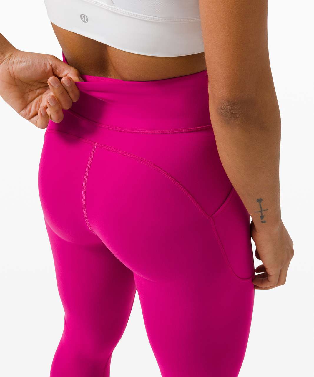 Lululemon Invigorate High-Rise Tight 28 - Ripened Raspberry - lulu fanatics