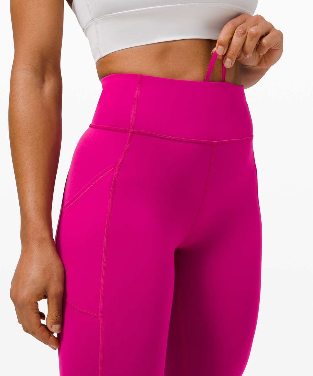 Lululemon Invigorate High-Rise Tight 25 - Ripened Raspberry - lulu fanatics