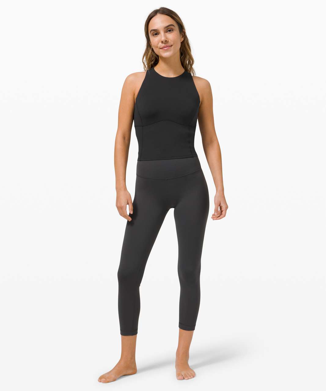 Lululemon Key to Balance Tank - Black - lulu fanatics