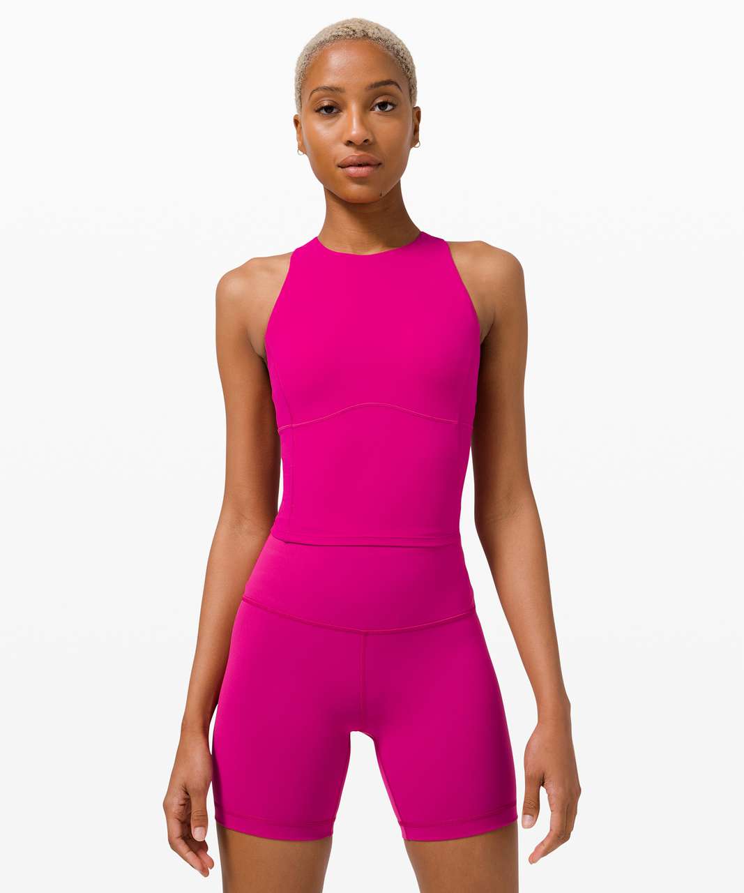 Lululemon La Keyhole Reversible Long Sleeve In Ripened Raspberry