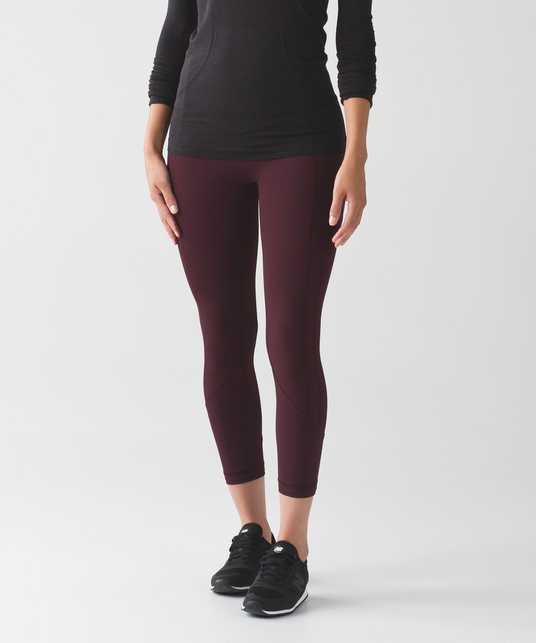 Lululemon All The Right Places Crop II *23 - Black Currant - lulu fanatics