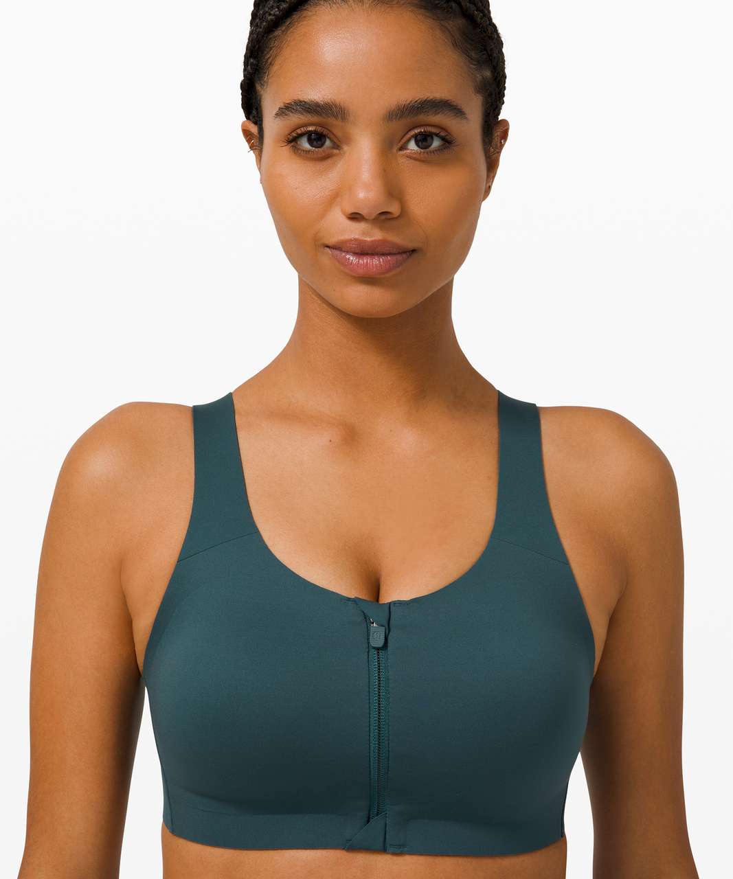 Lululemon Enlite Bra Zip Front *High Support, A–E Cups - Submarine