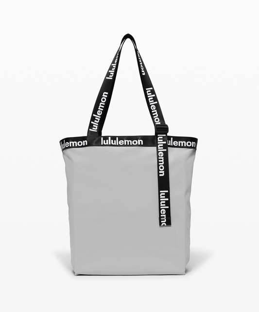 Lululemon The Rest is Written Tote Bag Black White - Depop