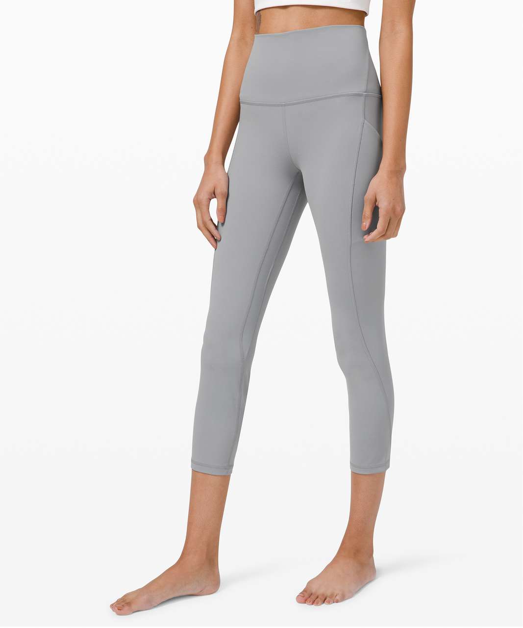 Lululemon Align High Rise Crop with Pockets 23 - Rhino Grey