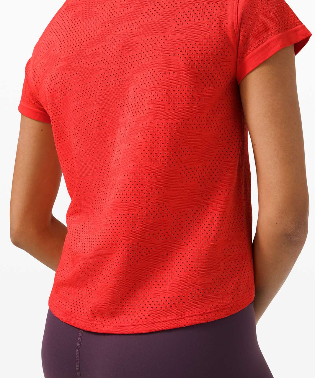 Lululemon Train to Be Short Sleeve *Camo - Dot Camo Pink Punch