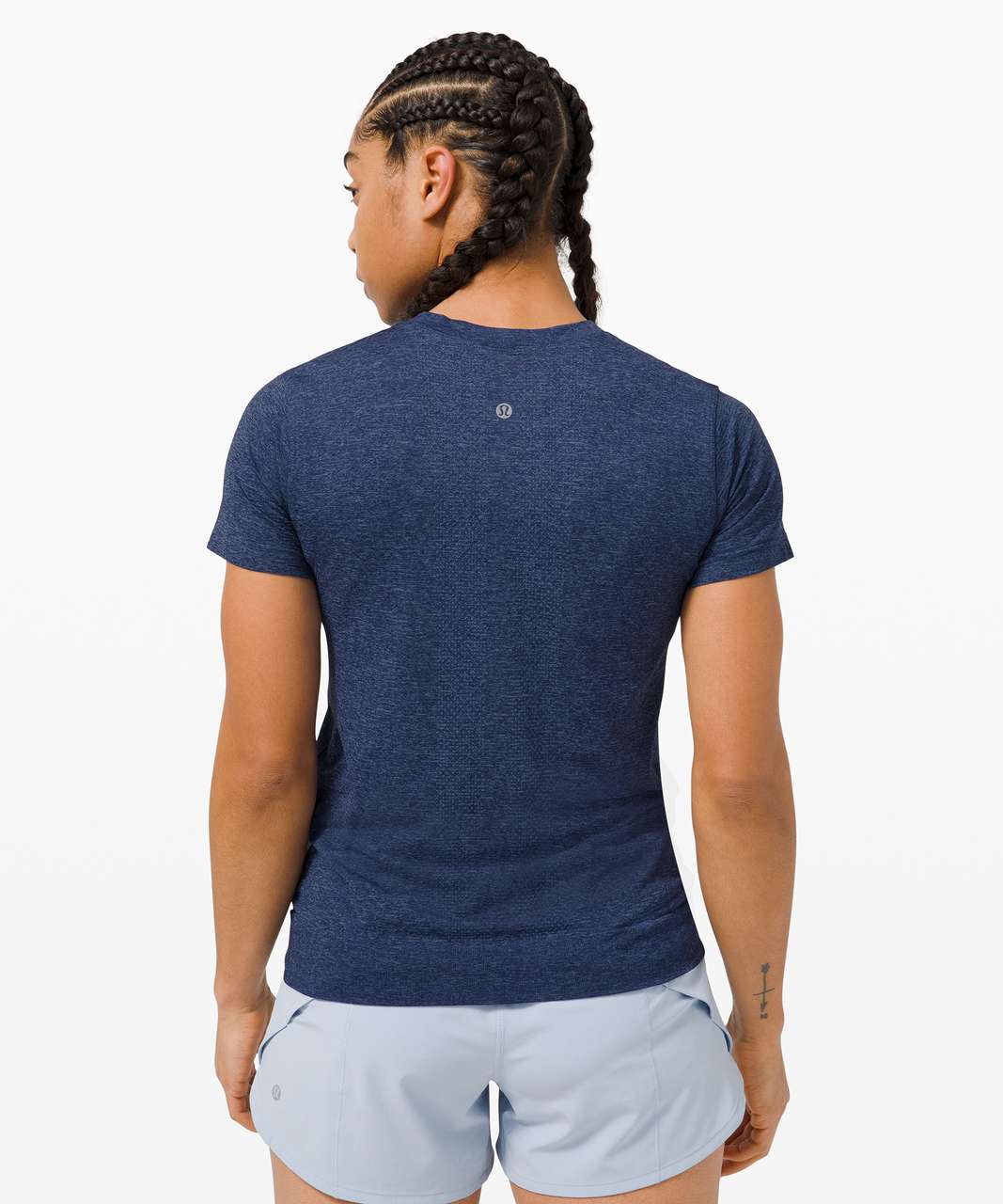 Lululemon Swiftly Breathe Short Sleeve - Water Drop / Night Sea