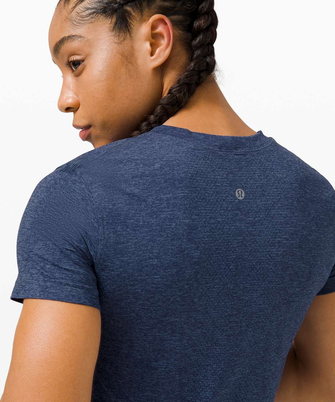 Lululemon Swiftly Breathe Short Sleeve - Water Drop / Night Sea