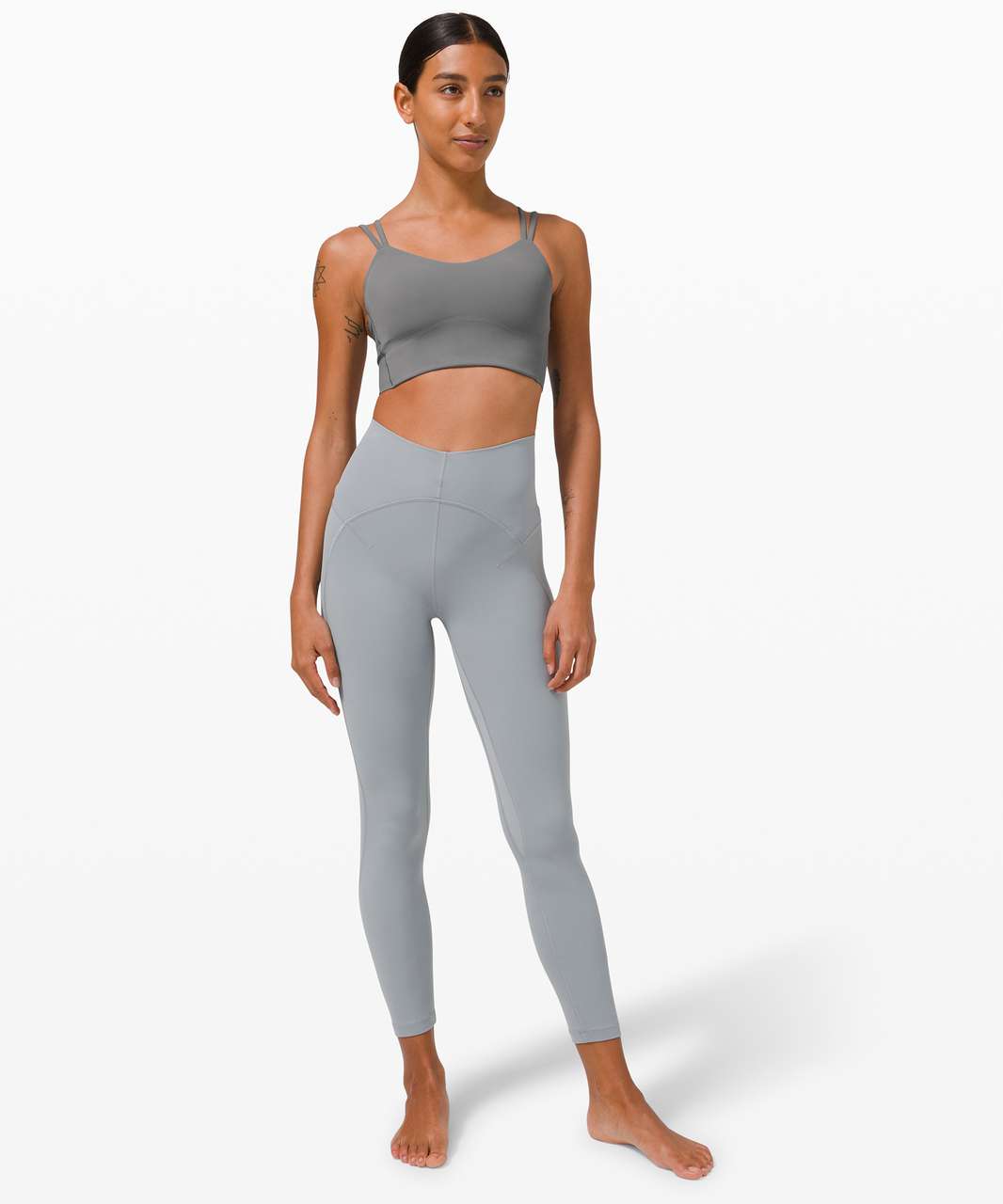 Lululemon Like A Cloud Longline Bra Light Support, B/c Cup In Asphalt Grey  | ModeSens