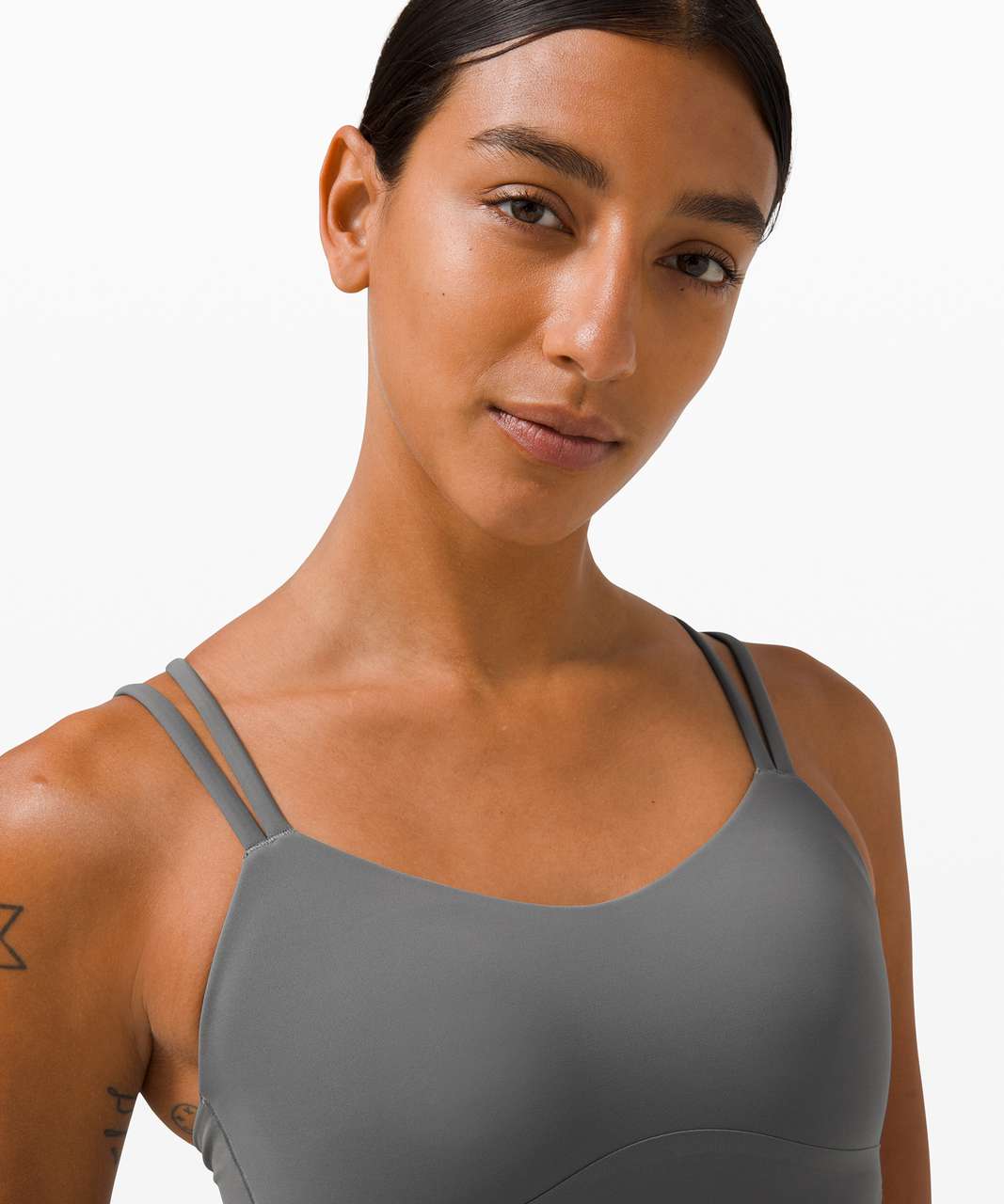 Lululemon Like a Cloud Bra Long Line *Light Support, B/C Cup - Asphalt Grey  - lulu fanatics