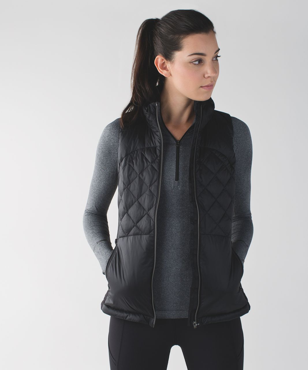 Lululemon Down For A Run Vest - Black - lulu fanatics