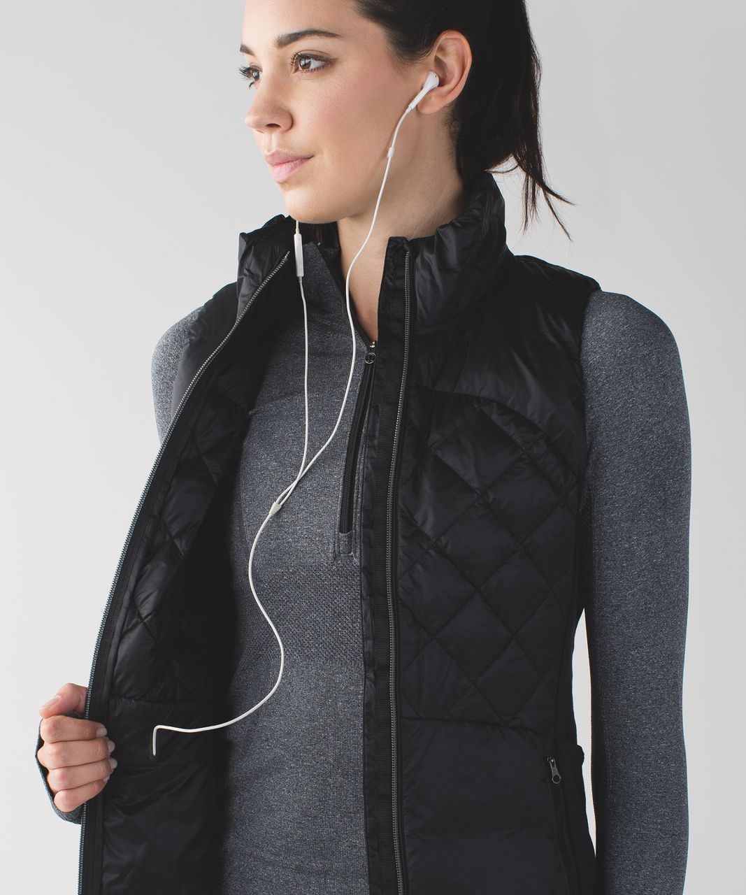 Lululemon Down For A Run Vest - Black - lulu fanatics