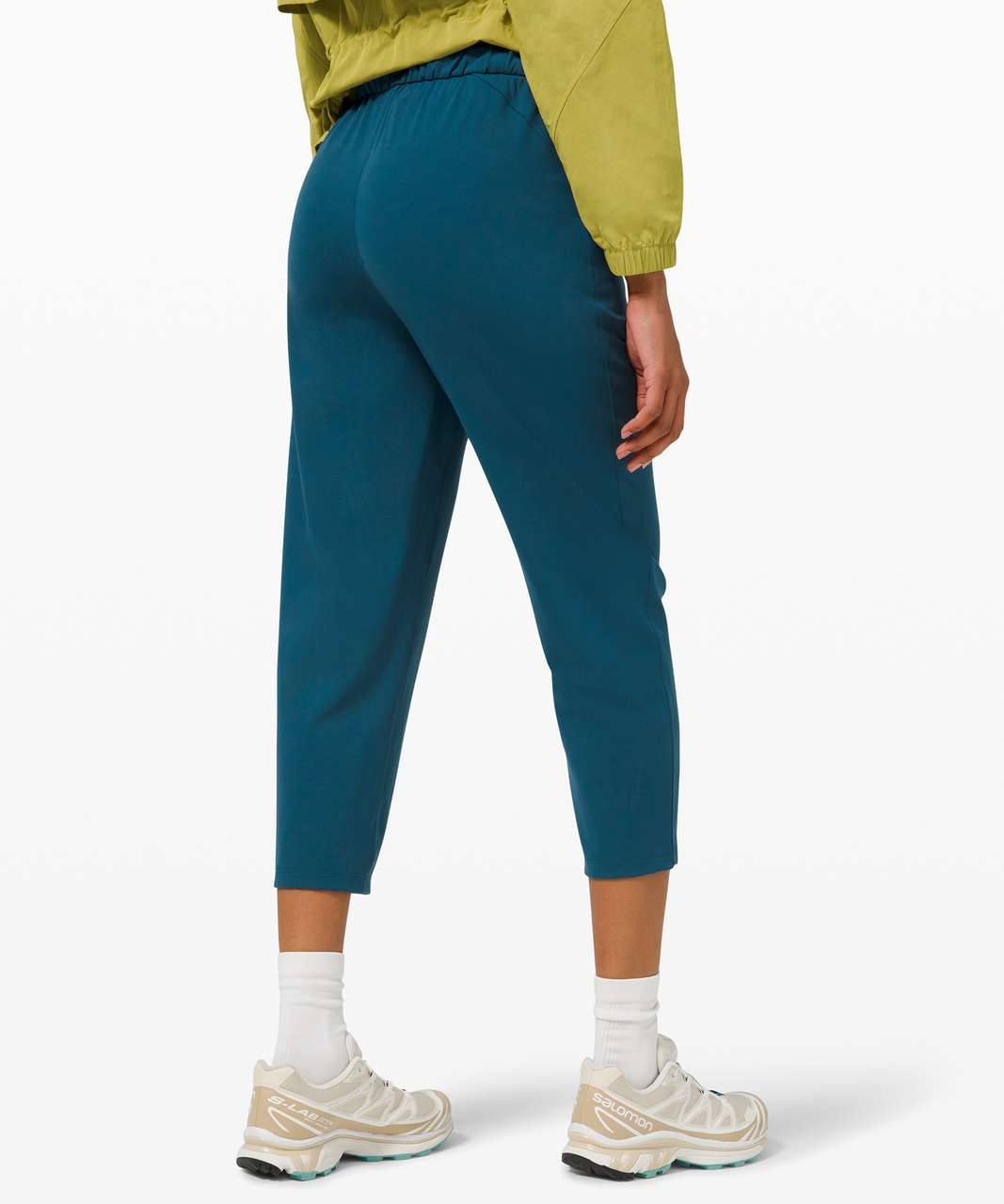 Lululemon Keep Moving Crop *High Rise, 23" - Blue Borealis