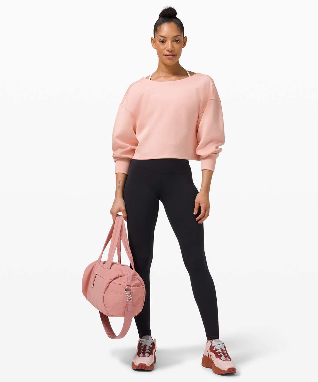 Lululemon Twist Back-to-Front Pullover - Pink Mist